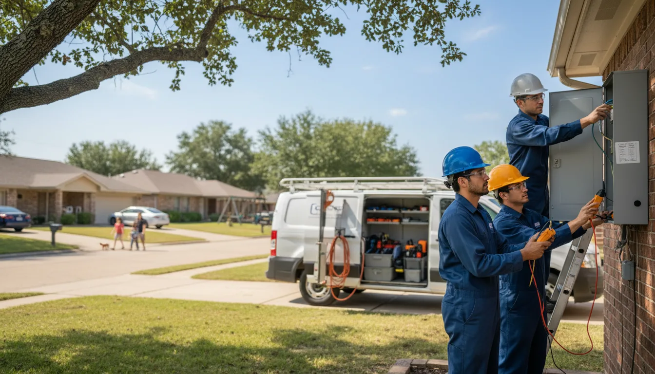 Certified electrician providing emergency electrical services in Kanopolis, KS